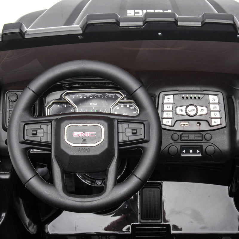 Load image into Gallery viewer, 24V GMC Sierra Denali 2 Seater Police Ride-On Truck
