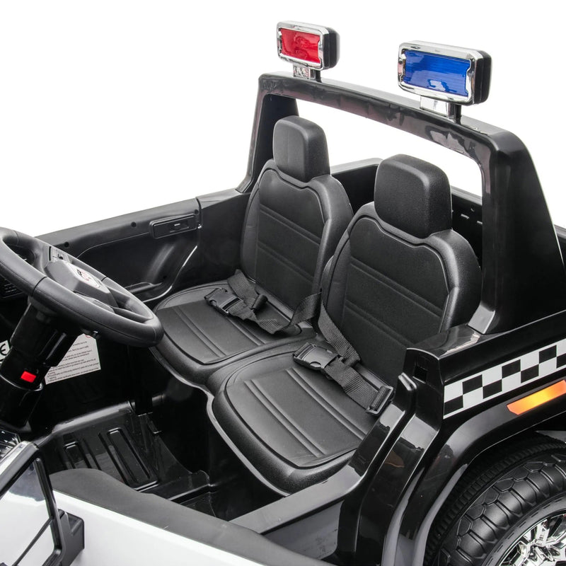 Load image into Gallery viewer, 24V GMC Sierra Denali 2 Seater Police Ride-On Truck
