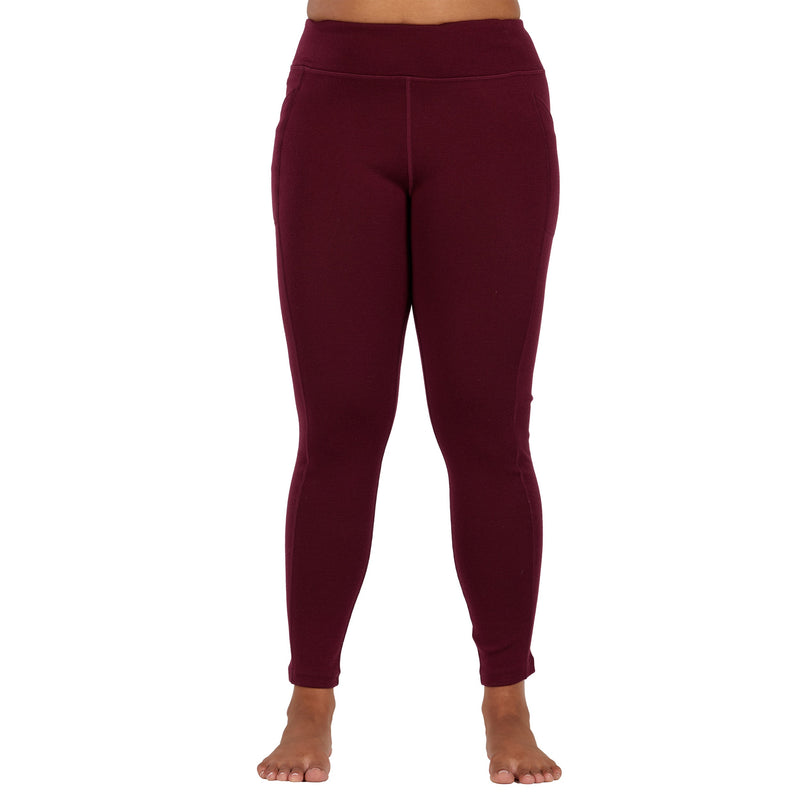 Load image into Gallery viewer, Women's Heavyweight Wool Leggings Thermal Base Layer Bottom - 100% Merino Wool
