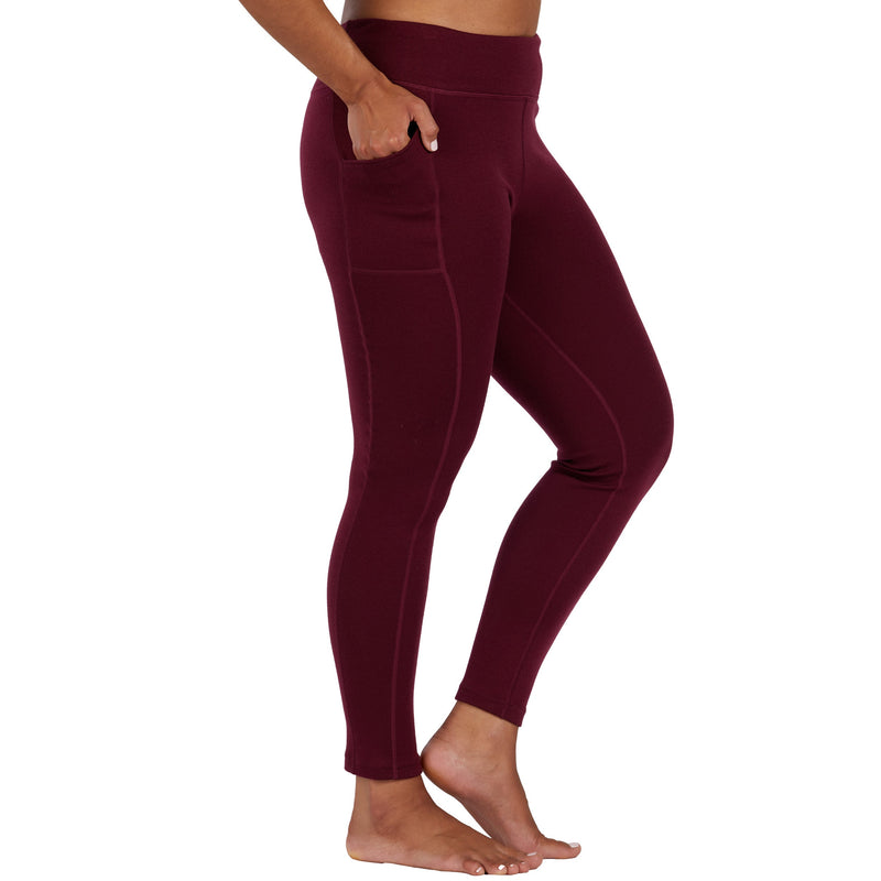 Load image into Gallery viewer, Women's Heavyweight Wool Leggings Thermal Base Layer Bottom - 100% Merino Wool
