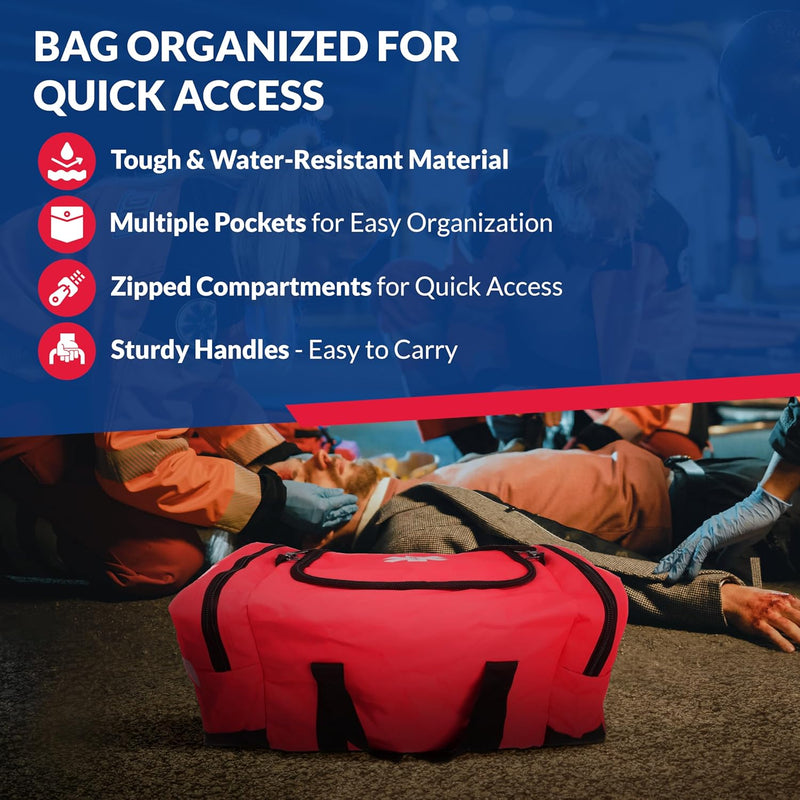 Load image into Gallery viewer, Fully Stocked First Responder Trauma Kit
