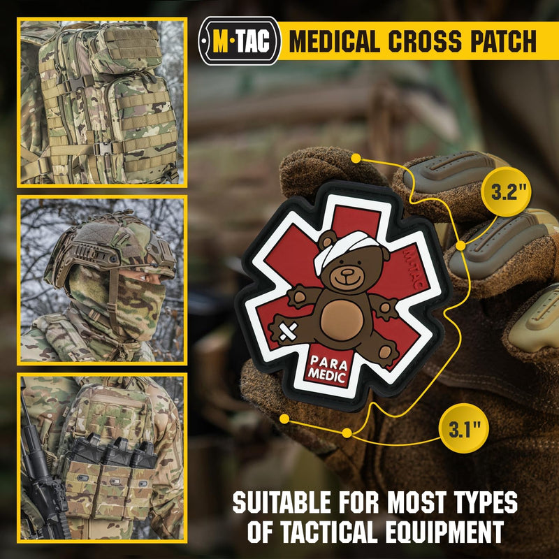 Load image into Gallery viewer, M-Tac Morale Patch Paramedic Bear PVC
