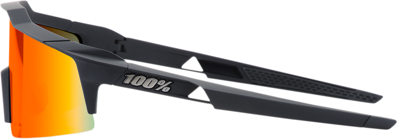 Load image into Gallery viewer, 100% Speedcraft SL Sunglasses - Black - Red Mirror 60008-00005
