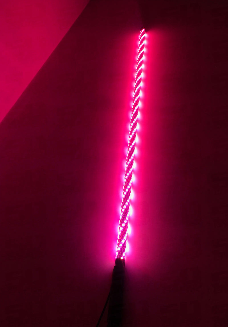 Load image into Gallery viewer, Single 50 Cal LED Lighted Whip with Bluetooth App Control
