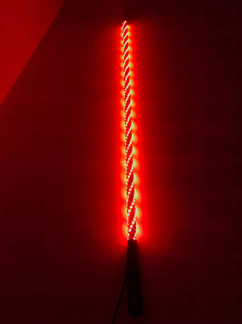 Load image into Gallery viewer, Single 50 Cal LED Lighted Whip with Bluetooth App Control
