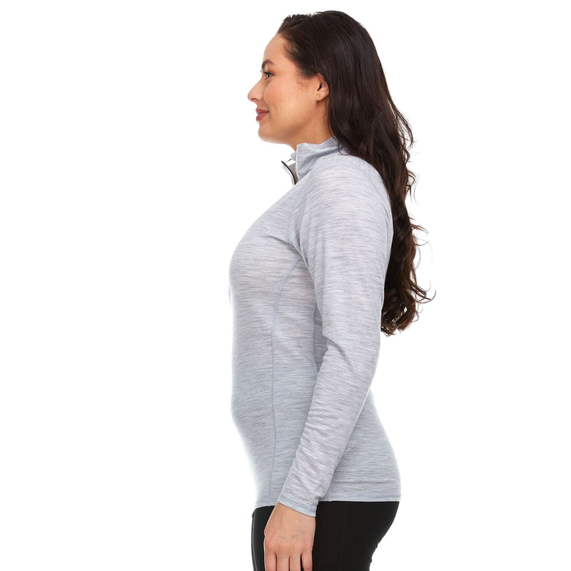 Load image into Gallery viewer, Microweight Women's Wool 1/4-Zip - Woolverino
