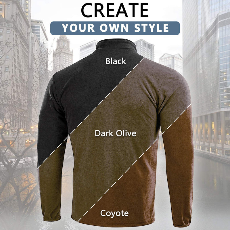 Load image into Gallery viewer, M-Tac Delta Fleece Jacket - Tactical Underwear Top Sweater 1/4 Zip
