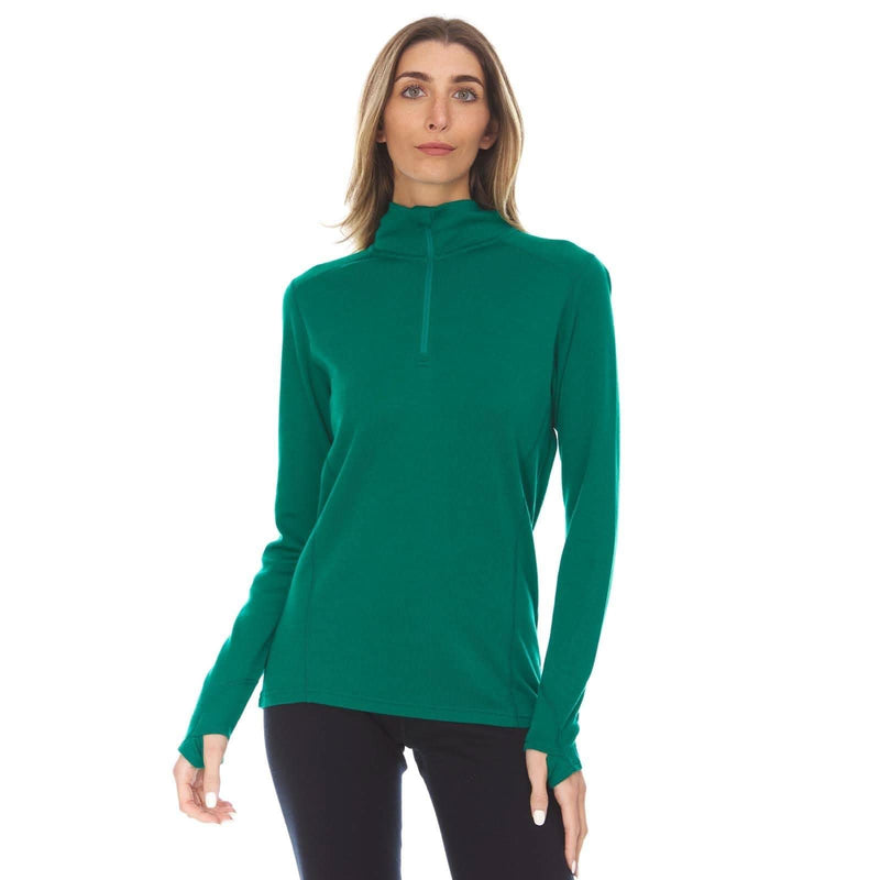 Load image into Gallery viewer, Midweight Women's Wool 1/4 Zip - 100% Merino Wool
