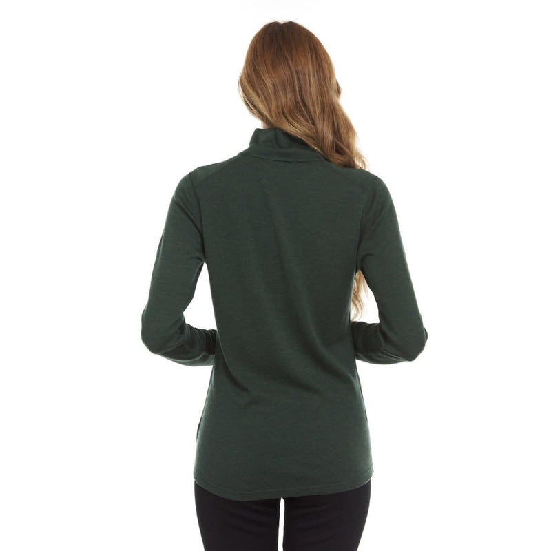 Load image into Gallery viewer, Midweight Women's Wool 1/4 Zip - 100% Merino Wool
