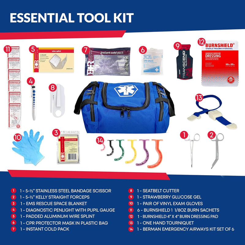 Load image into Gallery viewer, Fully Stocked First Responder Trauma Kit
