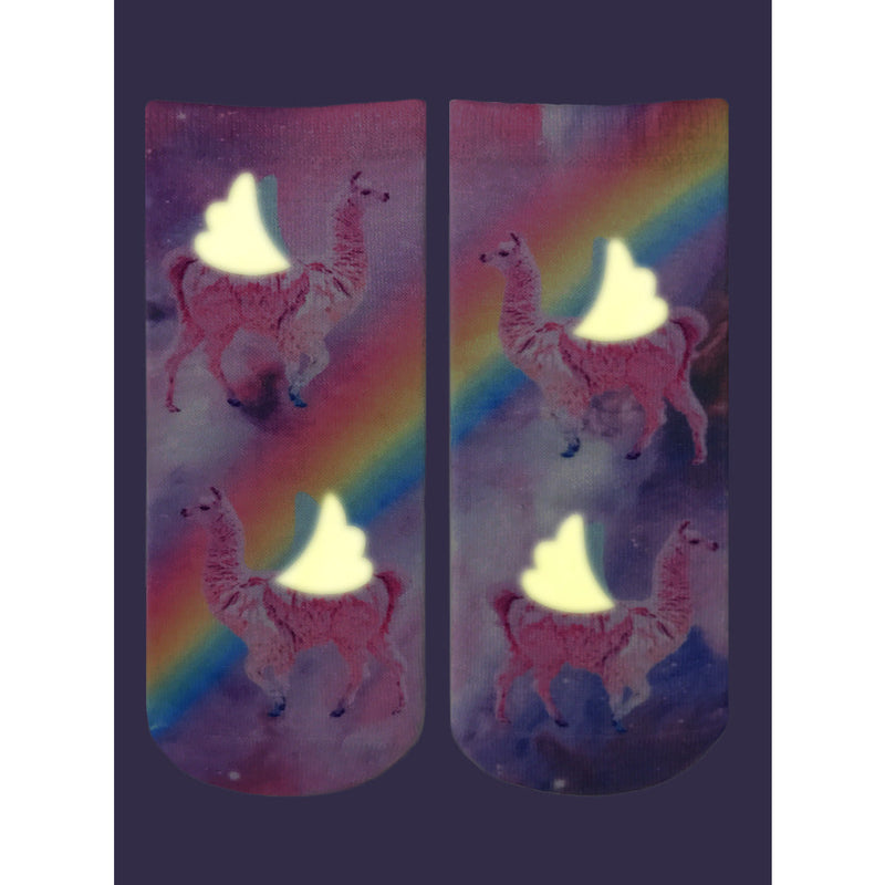 Load image into Gallery viewer, Rainbow Llamas Glow
