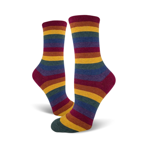 Heather Rainbow Striped