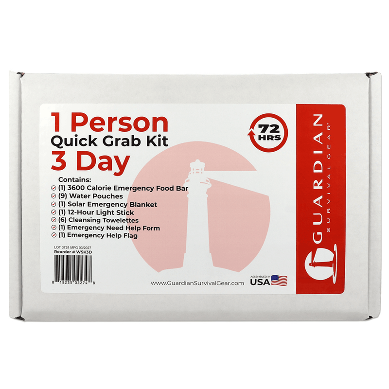Load image into Gallery viewer, WSK 72-Hour Emergency Survival Grab Bag Kit
