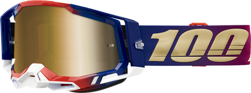 Load image into Gallery viewer, 100% Racecraft 2 Goggles - United - True Gold 50010-00009
