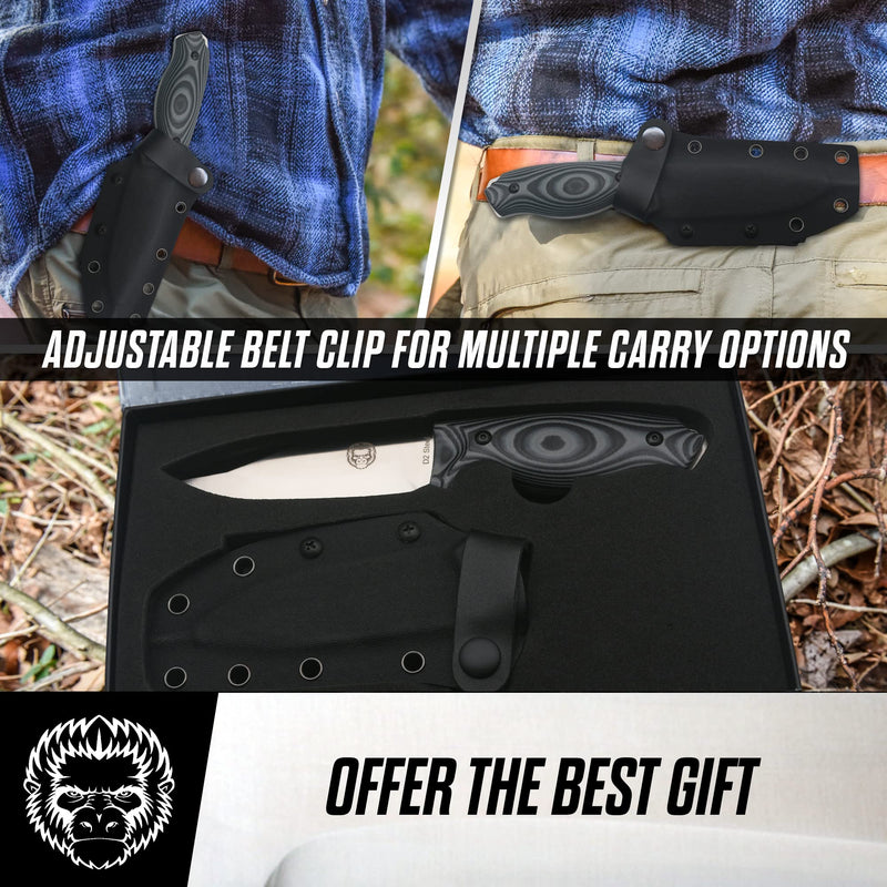 Load image into Gallery viewer, The Naked Silverback Survival Knife Giftset for Men
