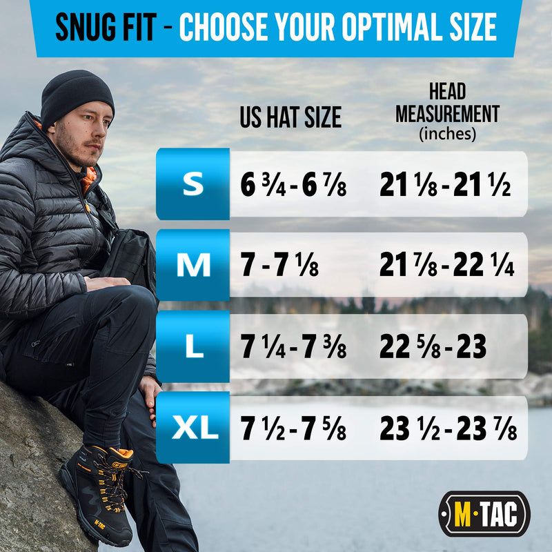 Load image into Gallery viewer, M-Tac Fleece Tactical Watch Cap Beanie With Patch Panel (270 g/m2)
