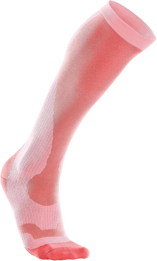 2XU Women's Compression Performance Run Sock - WA2443e (Candy Pink) Small