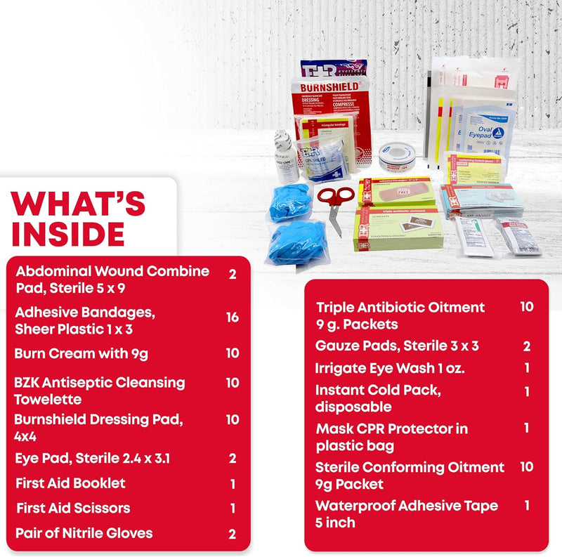 Load image into Gallery viewer, 10 Person First Aid Kit –  Type III, ANSI A, OSHA Compliant
