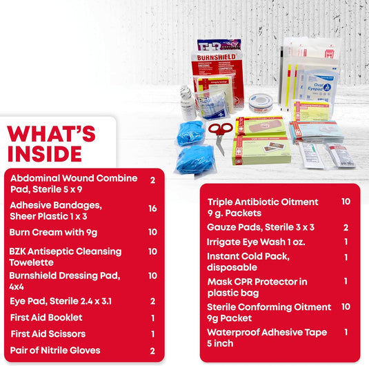 10 Person First Aid Kit –  Type III, ANSI A, OSHA Compliant