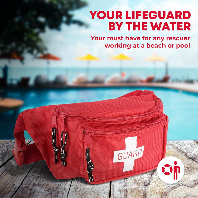 Load image into Gallery viewer, 72-Piece First Aid Fanny Pack Kit with Adult &amp; Infant CPR Masks
