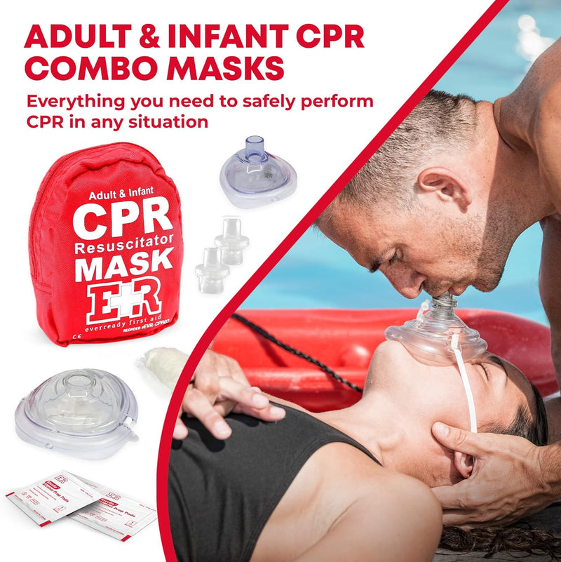 Load image into Gallery viewer, 72-Piece First Aid Fanny Pack Kit with Adult &amp; Infant CPR Masks
