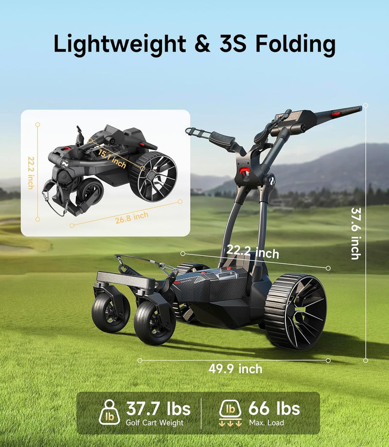 Load image into Gallery viewer, Navee Birdie 3X Electric Golf Push Cart
