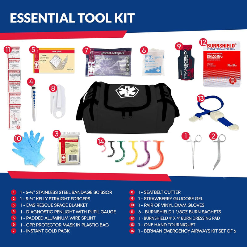 Load image into Gallery viewer, Fully Stocked First Responder Trauma Kit
