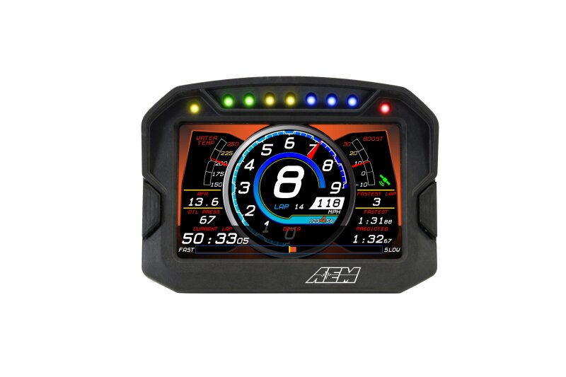 Load image into Gallery viewer, AEM CD-5G Carbon Digital Dash Display w/ Interal 10Hz GPS &amp; Antenna 30-5602
