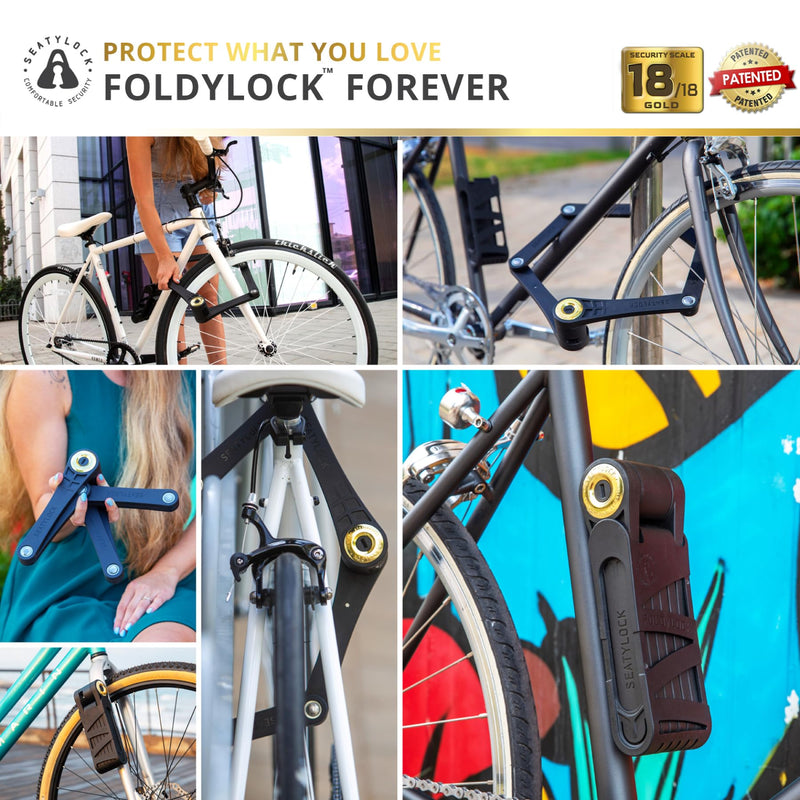 Load image into Gallery viewer, Foldylock Forever ART 3 Stars Certified Folding Bike Lock
