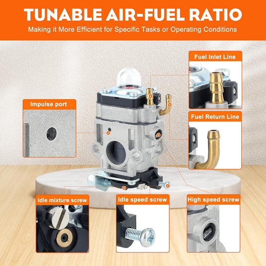 300486 Carburetor for Earthquake E43 E43CE Auger MC43 MC43CE MC43E MD43 Tiller Cultivator WE43 WE43E Edger