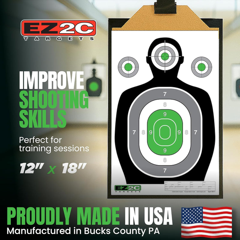 Load image into Gallery viewer, EZ2C RD11 Silhouette 12"x18"  Paper Shooting Target Made in USA
