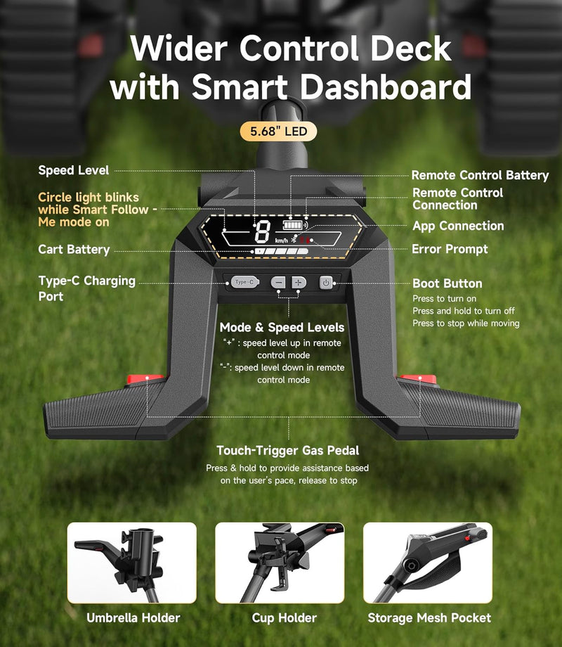 Load image into Gallery viewer, Navee Birdie 3X Electric Golf Push Cart
