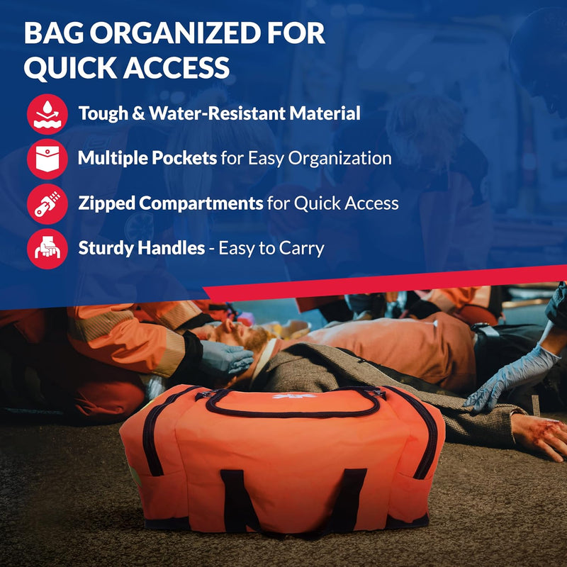 Load image into Gallery viewer, Fully Stocked First Responder Trauma Kit
