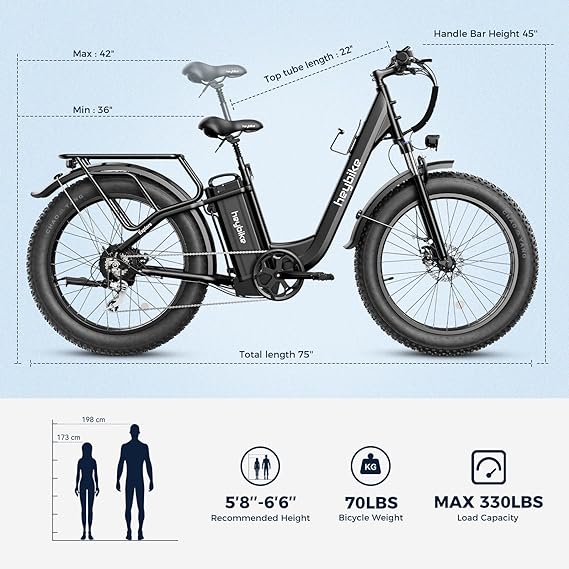 Load image into Gallery viewer, Heybike Explore Electric Bike Black
