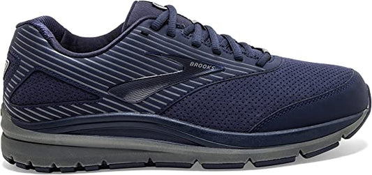 Men's Brooks Addiction Walker Suede, Peacoat/Shade/Peacoat, 14 2E Wide - Skoutley Outdoors LLC
