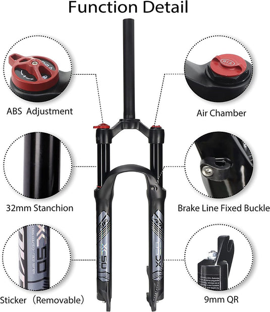 Blooke XC90 27.5/29 Inch Bicycle Front Suspension Fork
