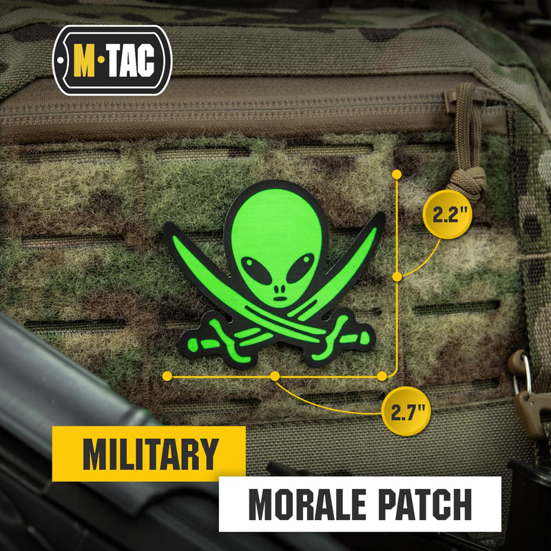 Load image into Gallery viewer, M-Tac Morale Patch Alien PVC
