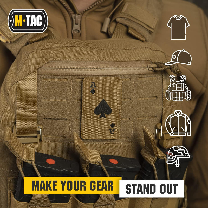 Load image into Gallery viewer, M-Tac patch Ace of Spades Laser Cut
