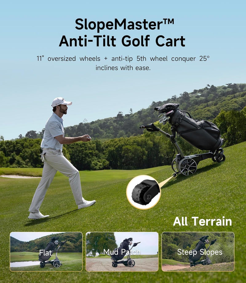 Load image into Gallery viewer, Navee Birdie 3X Electric Golf Push Cart
