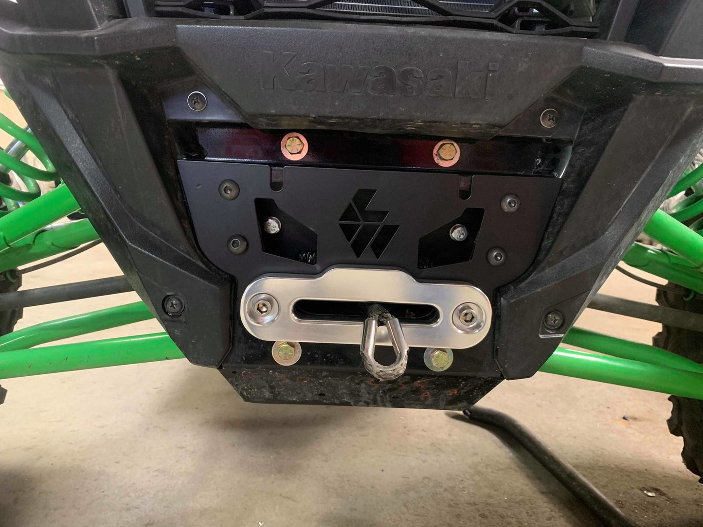 Kawasaki Winch Mount