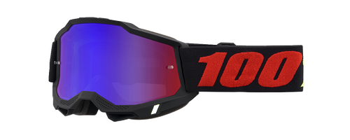 100% Accuri 2 Goggles - Morphuis - Red/Blue Mirror 50014-00022