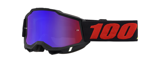 100% Accuri 2 Goggles - Morphuis - Red/Blue Mirror 50014-00022