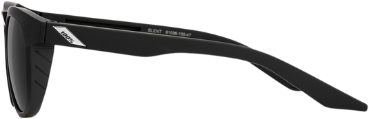 100% Slent Sunglasses - Black - Gray Polarized 61035-100-47