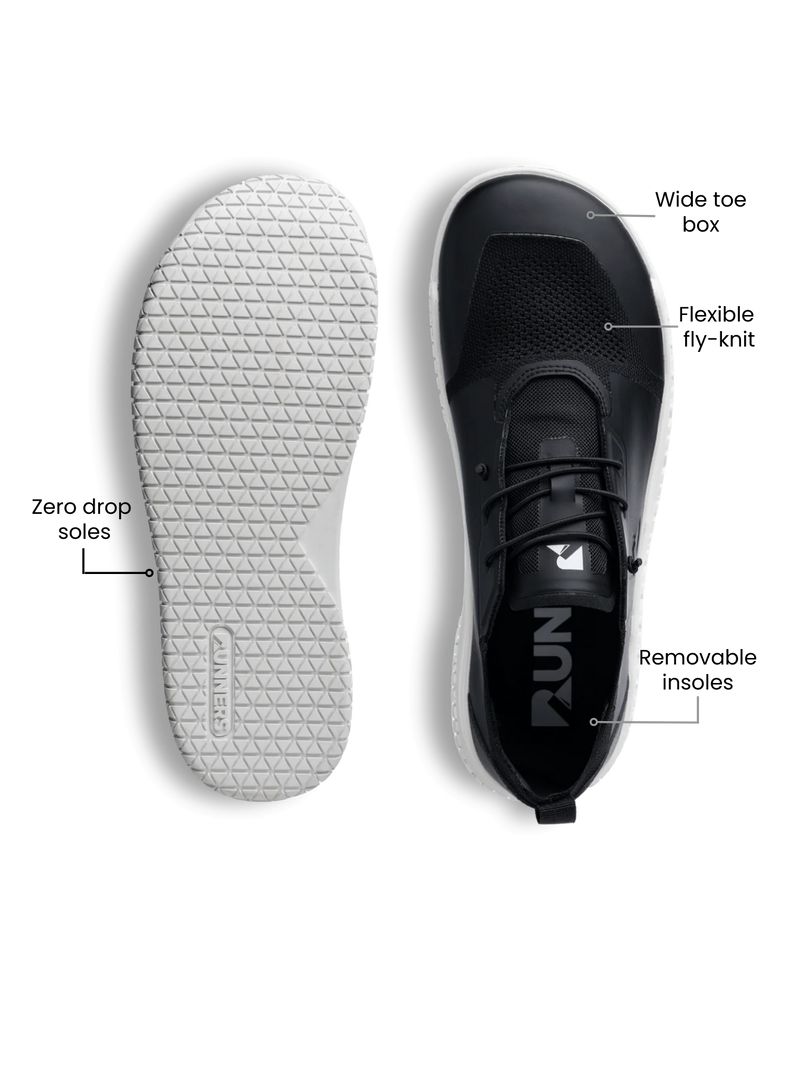 Load image into Gallery viewer, Legend Hybrid Barefoot Trainer Black
