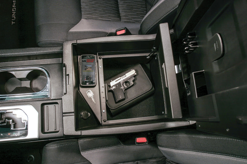 Load image into Gallery viewer, Tuffy Console Safe W/ Keyed Lock For Toyota Tundra W/ Flow Thru Console
