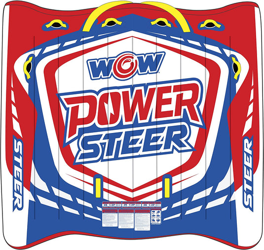 WOW Watersports Power Steer 3 Person 3P Steerable Deck Tube