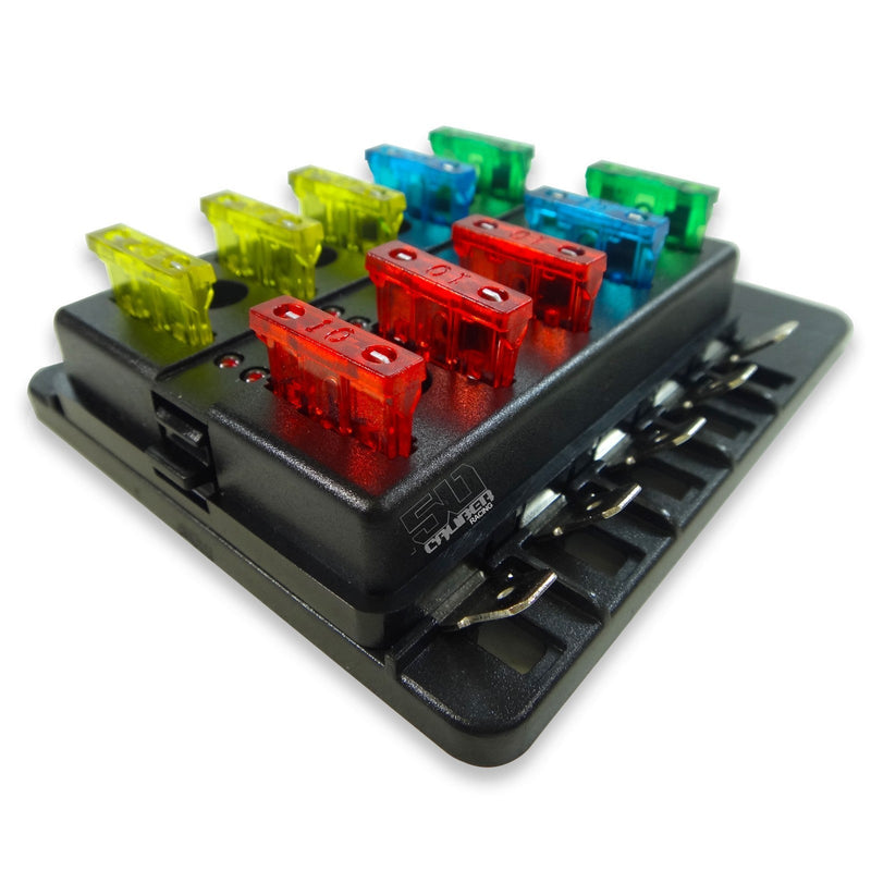 Load image into Gallery viewer, 10 Way Blade Fuse Box

