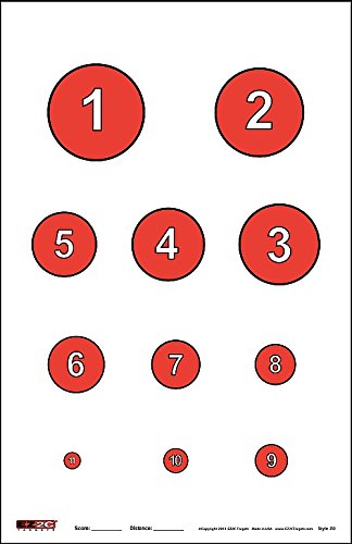 Load image into Gallery viewer, EZ2C Four Fun Game Styles: Paper Targets Shooting Range 11"x17" USA MADE
