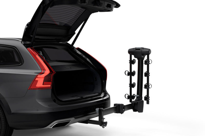 Load image into Gallery viewer, Thule Apex XT Swing 4 - Hanging Hitch Bike Rack w/Swing-Away Arm (Up to 4 Bikes) - Black
