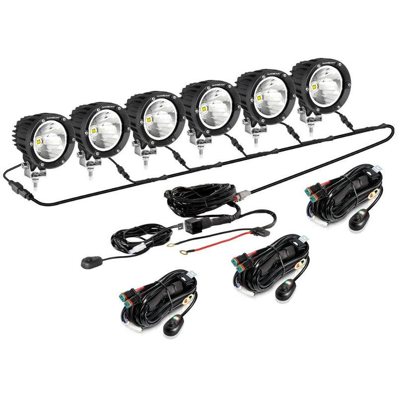 Load image into Gallery viewer, C4 Series | 4 Inch 100W Spot Round LED Pods White LED Driving Lights
